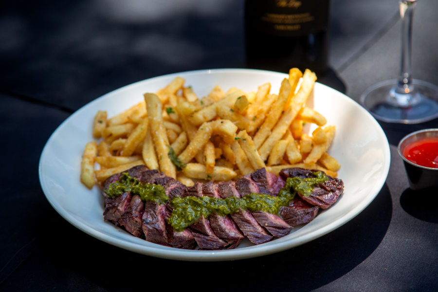 The Gruene Door gourmet entree close-up photography