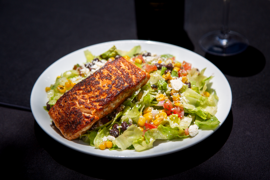 The Gruene Door fresh ingredients plated food photography